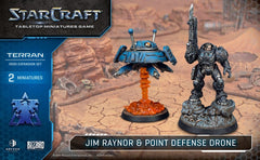 StarCraft Miniatures Games: Terran - Jim Raynor (Raynor's Raiders) - Hero Expansion Set