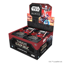 Star Wars Unlimited: Twilight of the Republic Booster Display