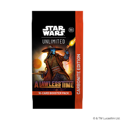 Star Wars Unlimited - A Lawless Time Carbonite Booster Display