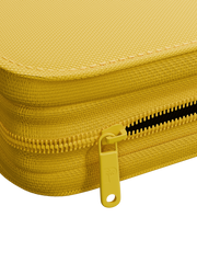 Collector's Series 4 Pocket Zip Binder - Yellow - Zipper Detail