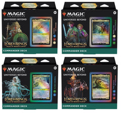 Magic the Gathering The Lord of the Rings Tales of Middle Earth Commander Decks (4 Decks Per Display)