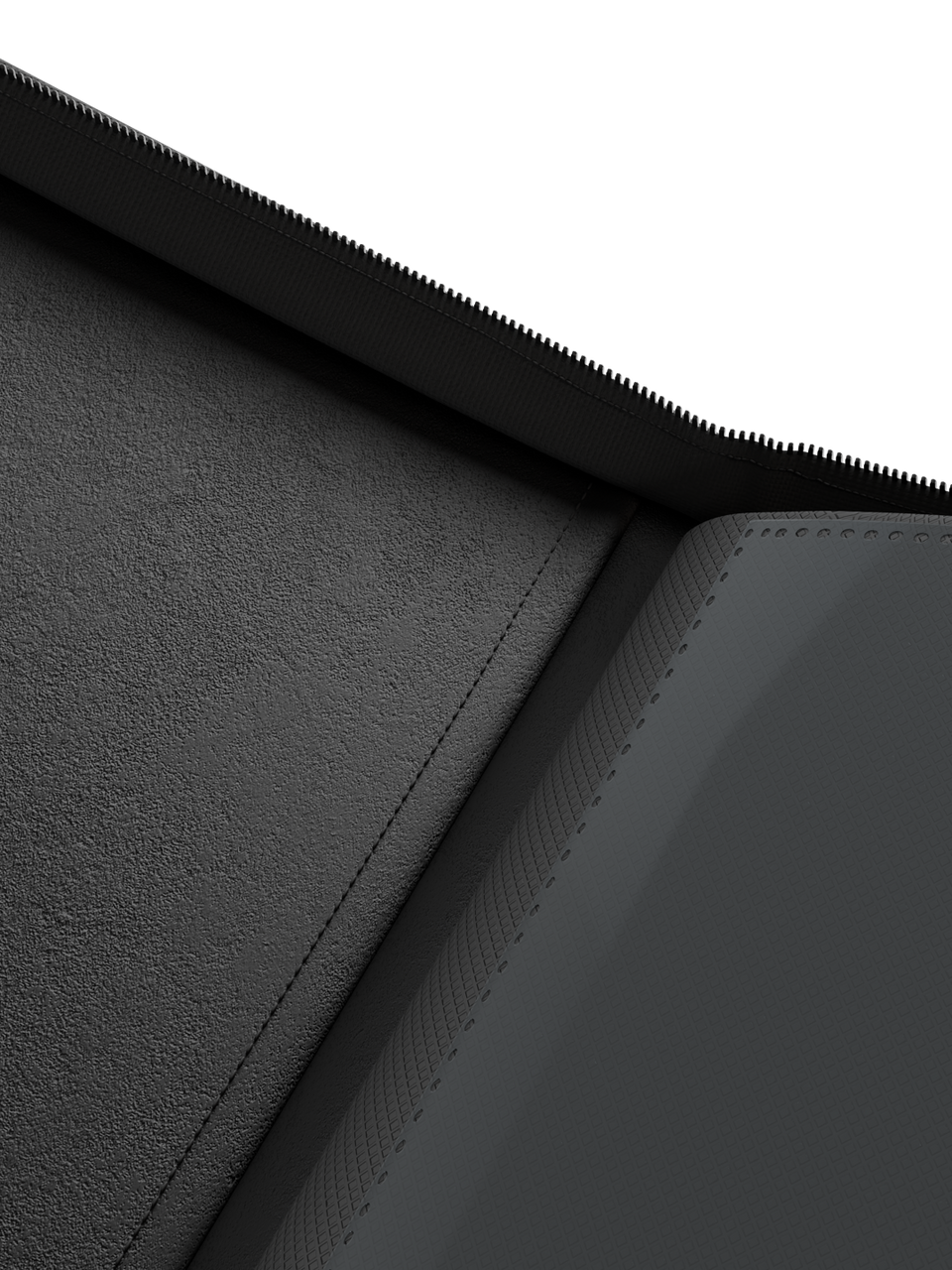 Stealth 9 Pocket Zip Binder - Black - Interior
