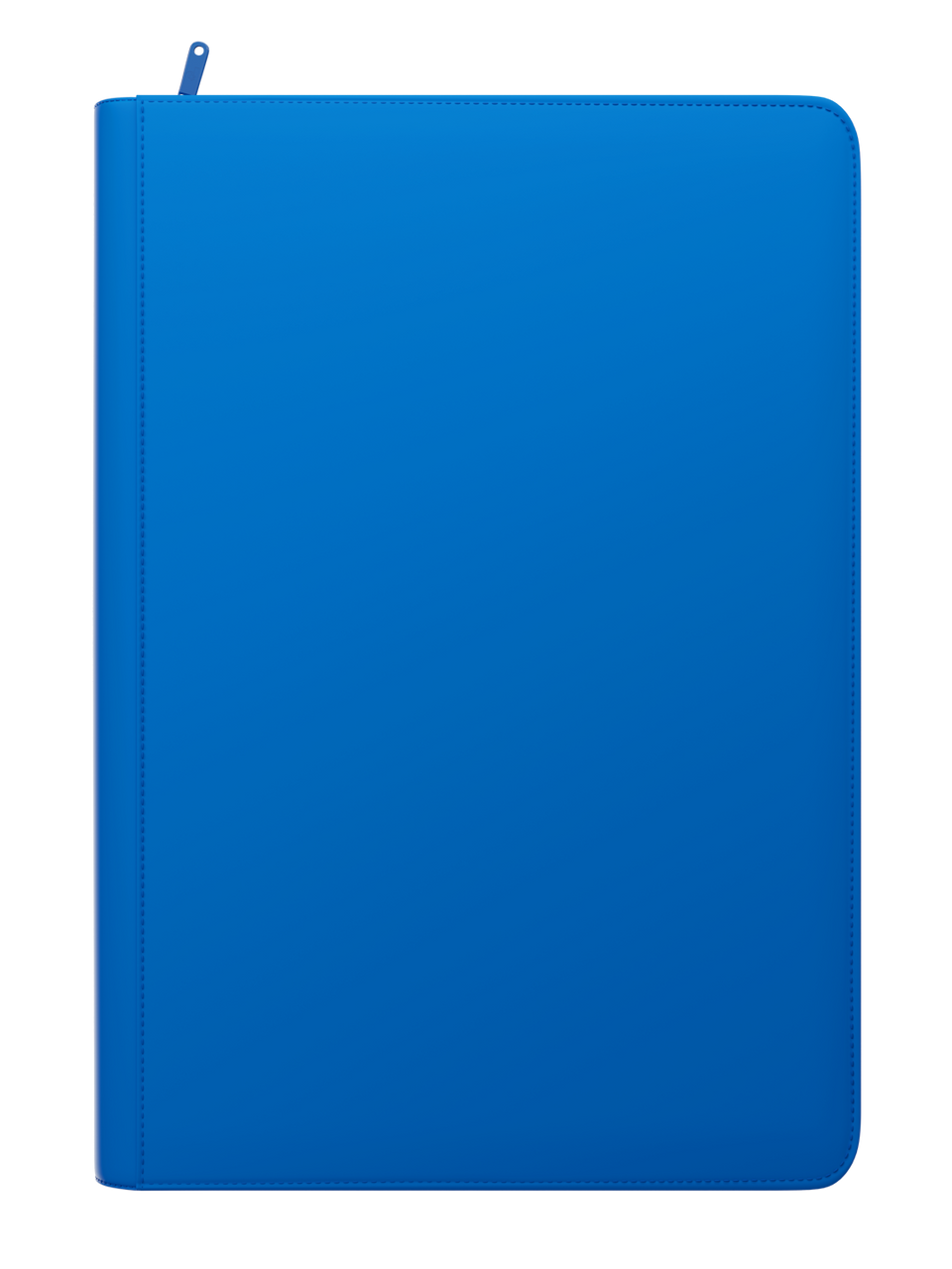 Stealth 9 Pocket Zip Binder - Blue - Front View