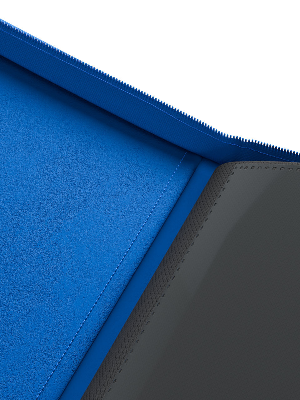 Stealth 9 Pocket Zip Binder - Blue - Interior