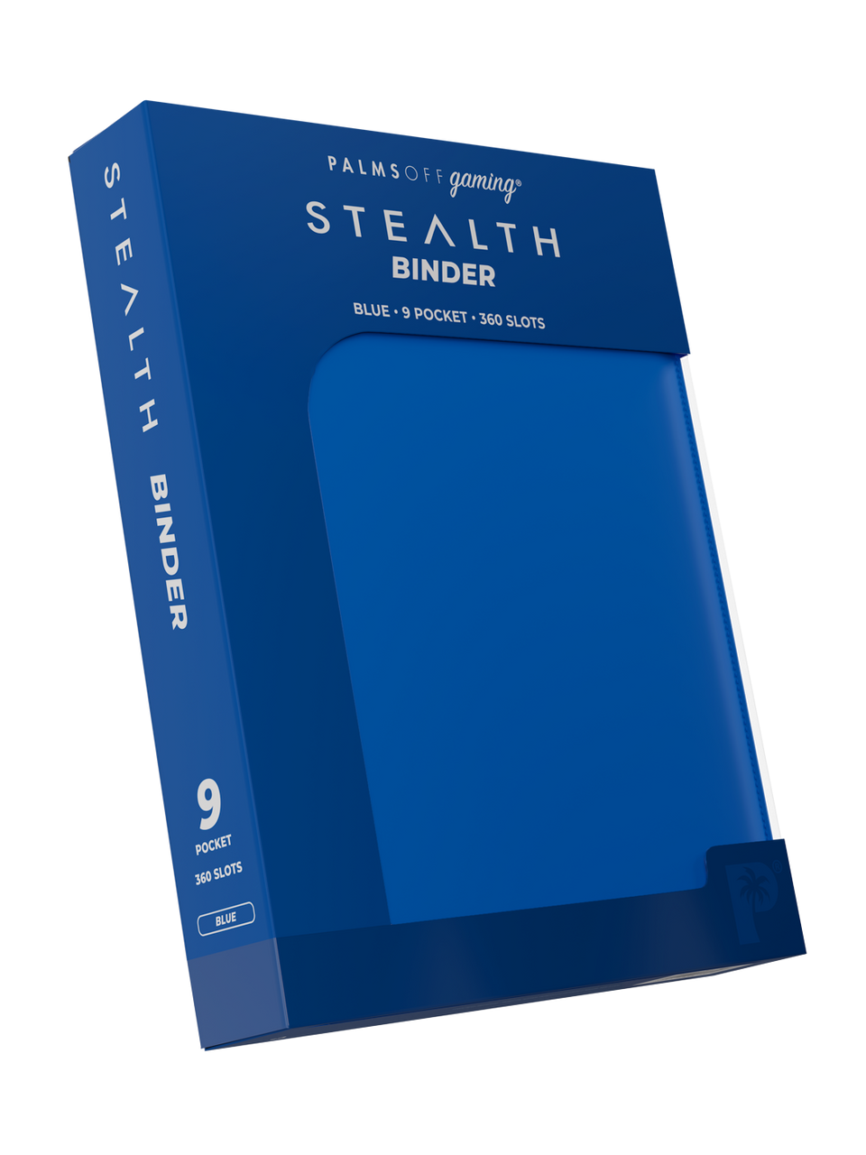 Stealth 9 Pocket Zip Binder - Blue - Packaging