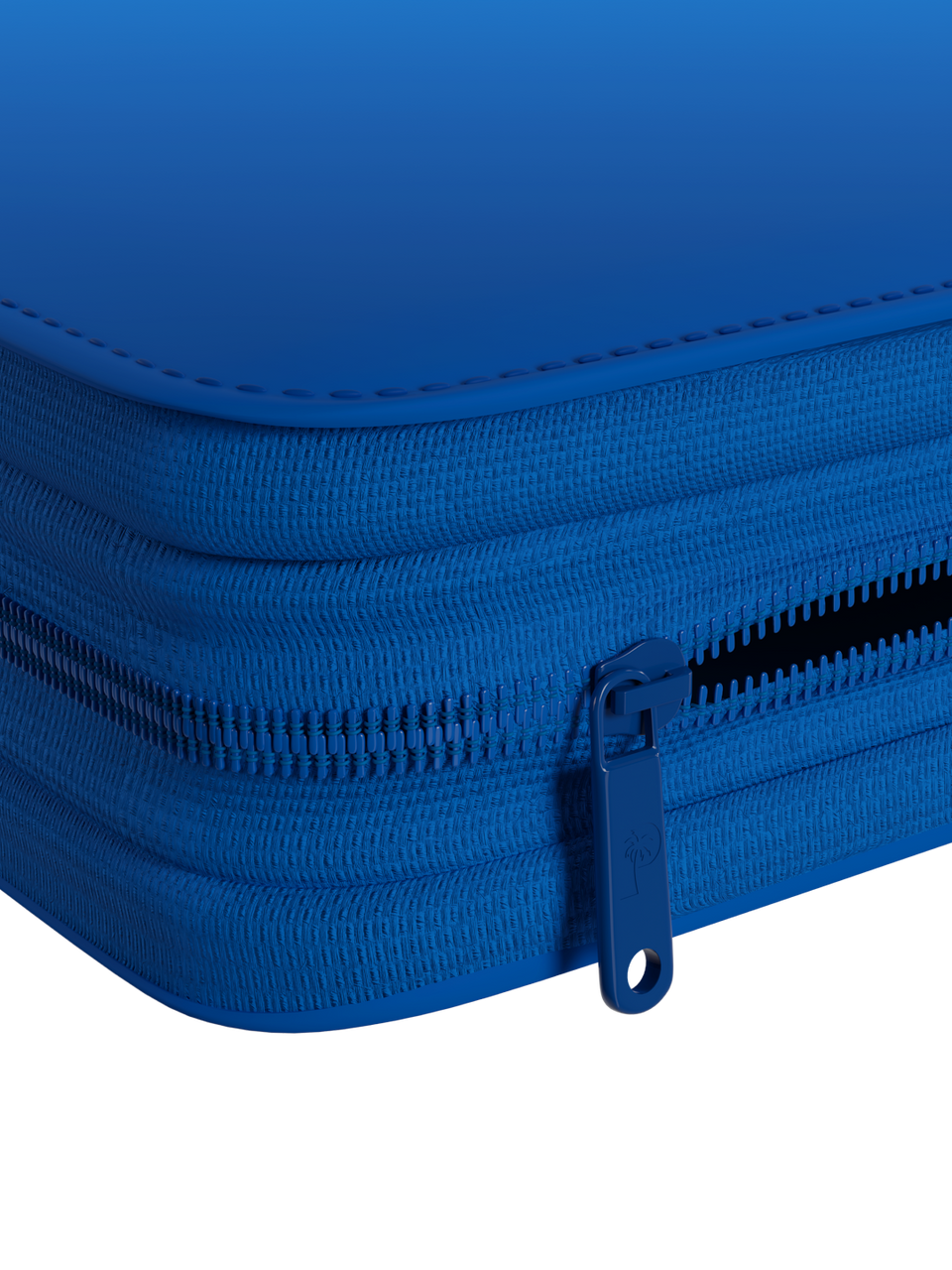 Stealth 9 Pocket Zip Binder - Blue - Zipper Detail