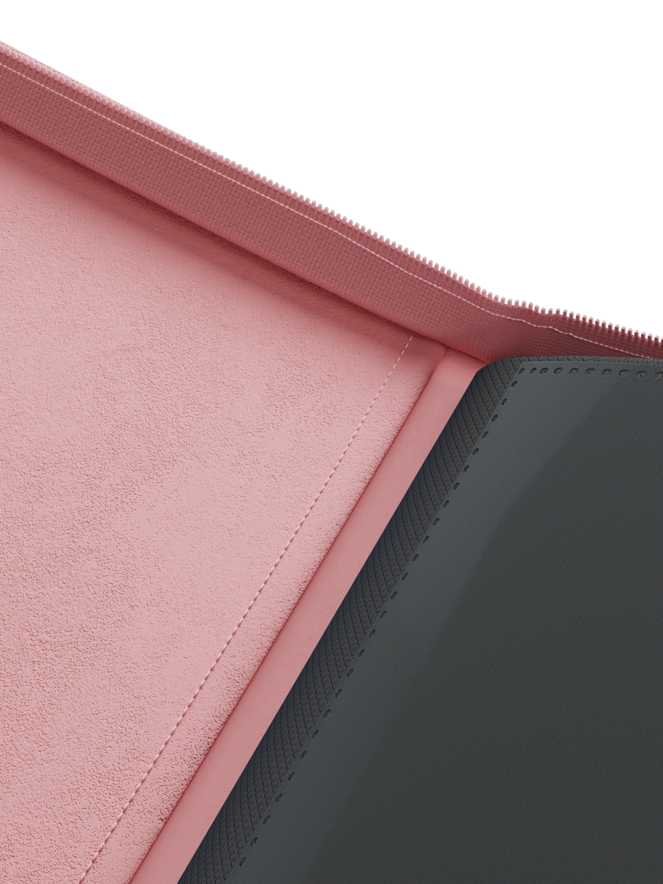 Stealth 9 Pocket Zip Binder - Pink - Interior