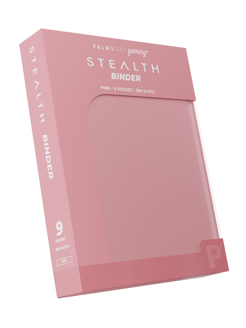 Stealth 9 Pocket Zip Binder - Pink - Packaging
