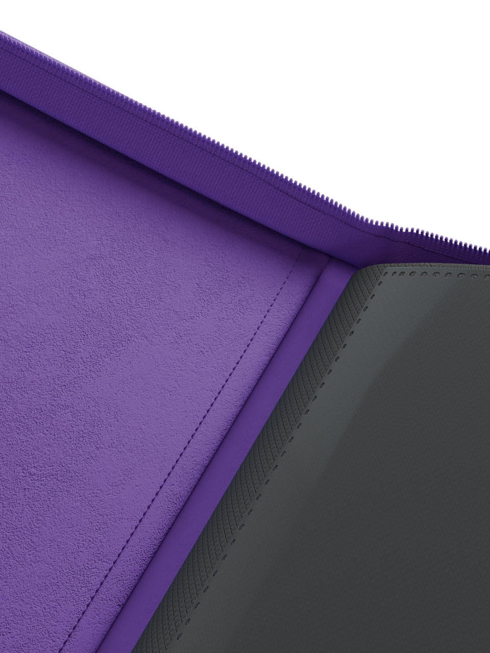 Stealth 9 Pocket Zip Binder - Purple - Interior