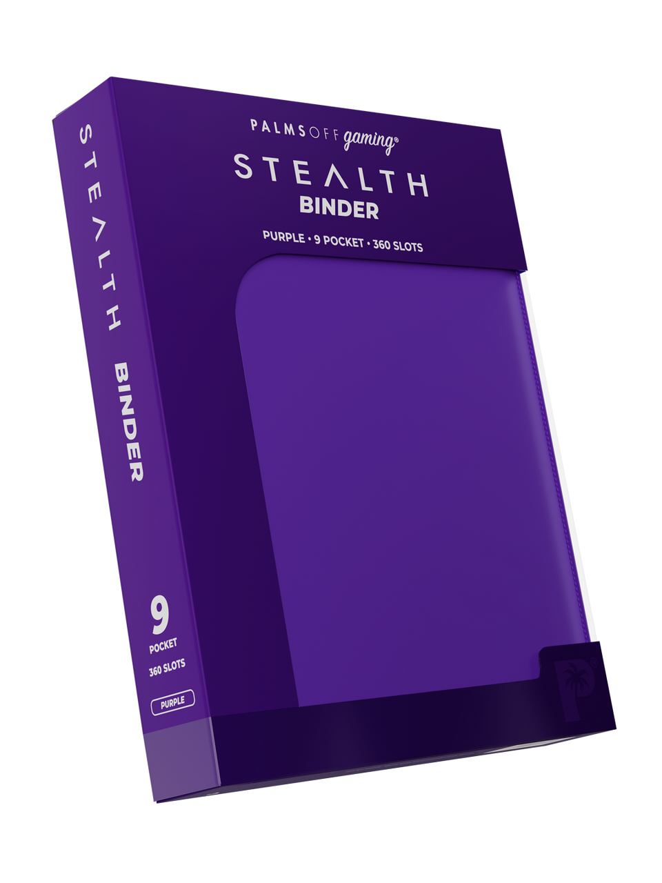 Stealth 9 Pocket Zip Binder - Purple - Packaging