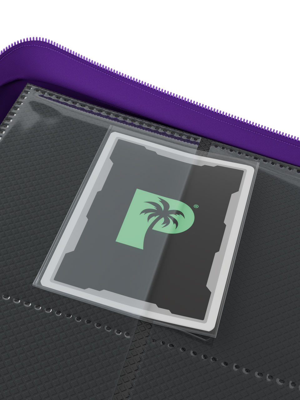 Stealth 9 Pocket Zip Binder - Purple - Card Pockets