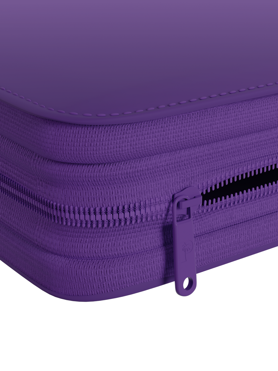 Stealth 9 Pocket Zip Binder - Purple - Zipper Detail