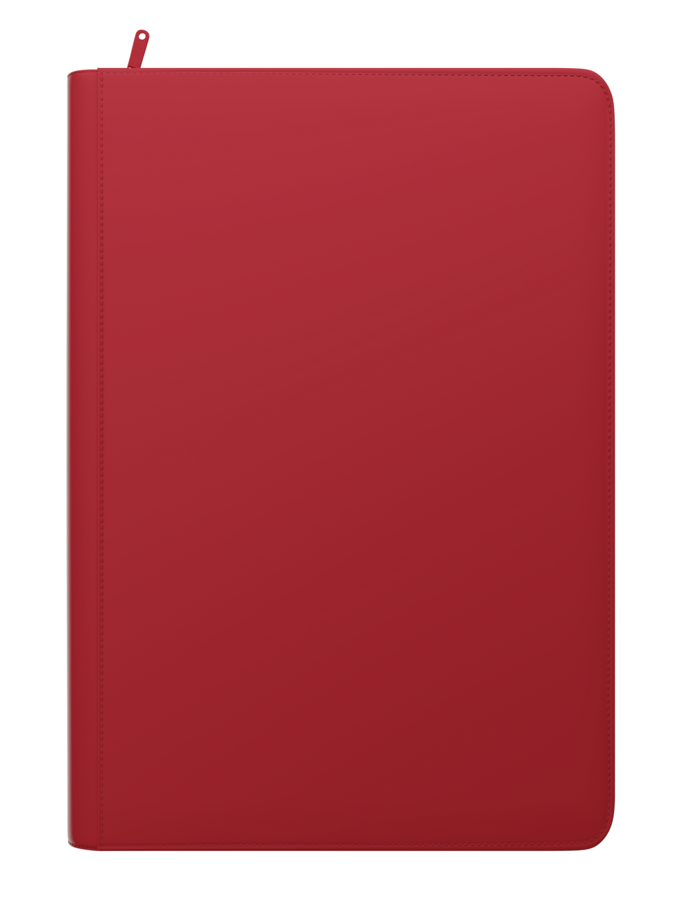 Stealth 9 Pocket Zip Binder - Red - Front View