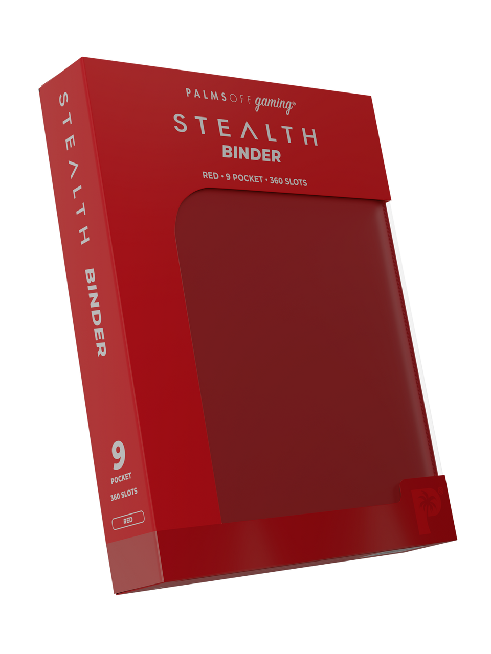 Stealth 9 Pocket Zip Binder - Red - Packaging