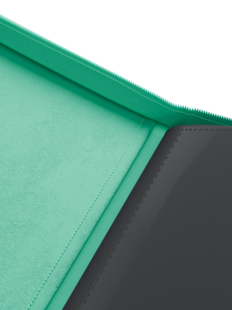 Stealth 9 Pocket Zip Binder - Turquoise - Interior