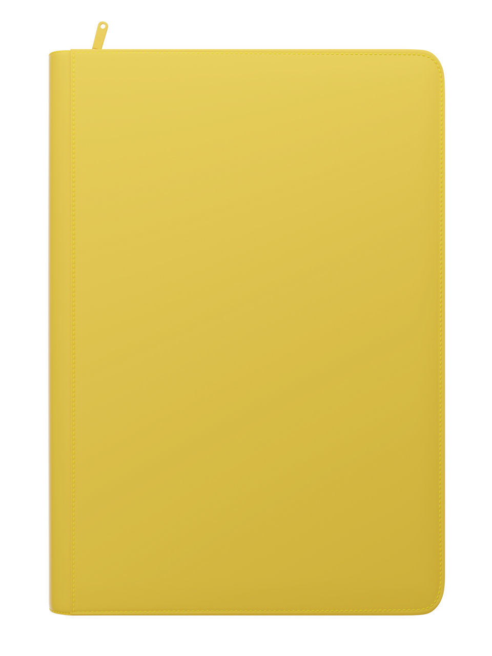 Stealth 9 Pocket Zip Binder - Yellow - Front View