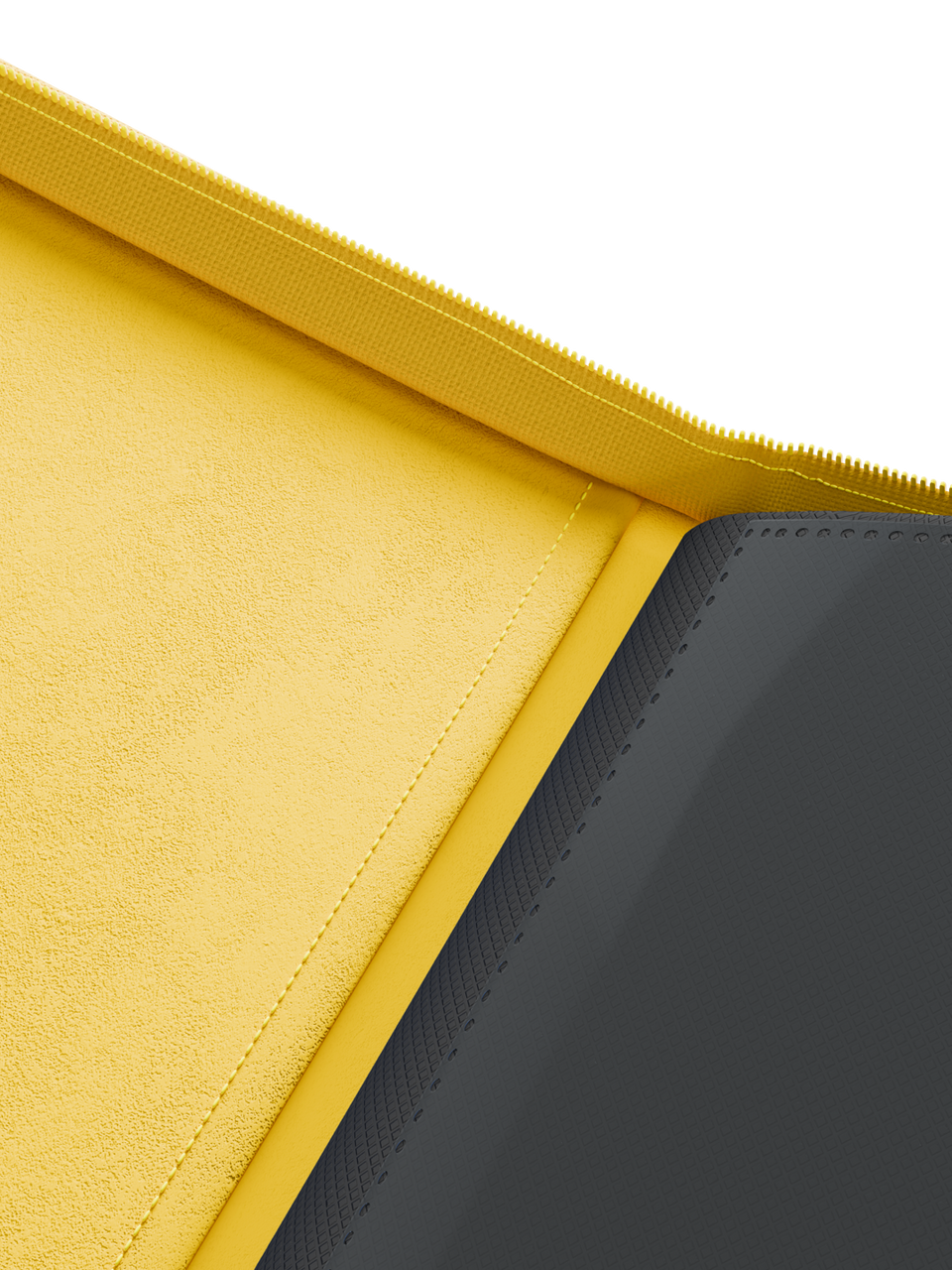 Stealth 9 Pocket Zip Binder - Yellow - Interior