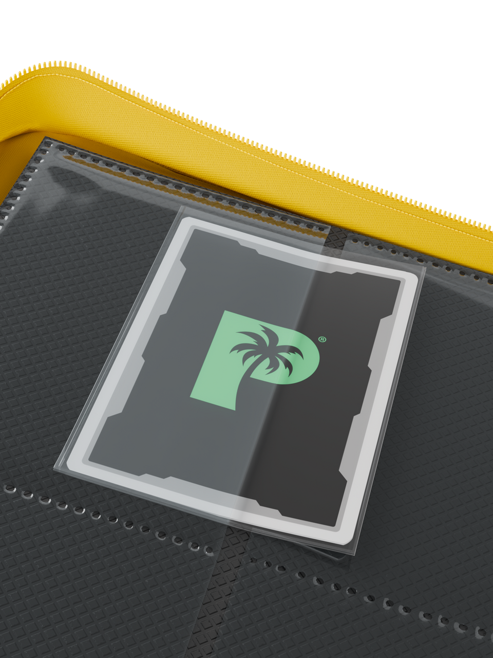 Stealth 9 Pocket Zip Binder - Yellow - Card Pockets