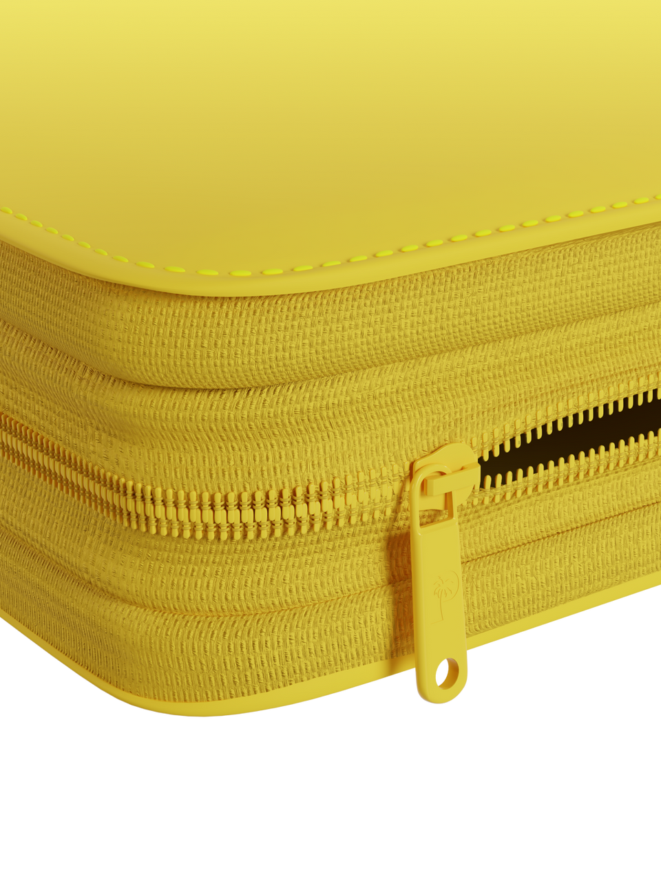Stealth 9 Pocket Zip Binder - Yellow - Zipper Detail
