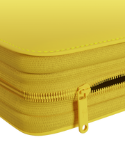 Stealth 9 Pocket Zip Binder - Yellow - Zipper Detail