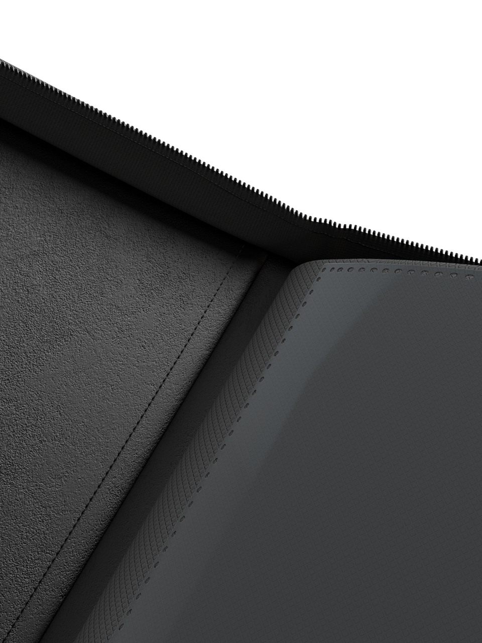 Stealth 12 Pocket Zip Binder - Black - Interior