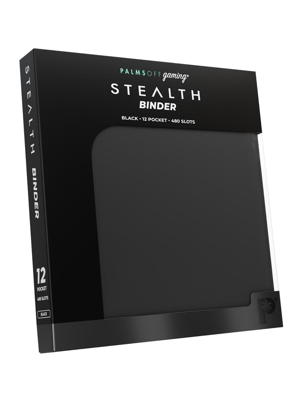 Stealth 12 Pocket Zip Binder - Black - Packaging
