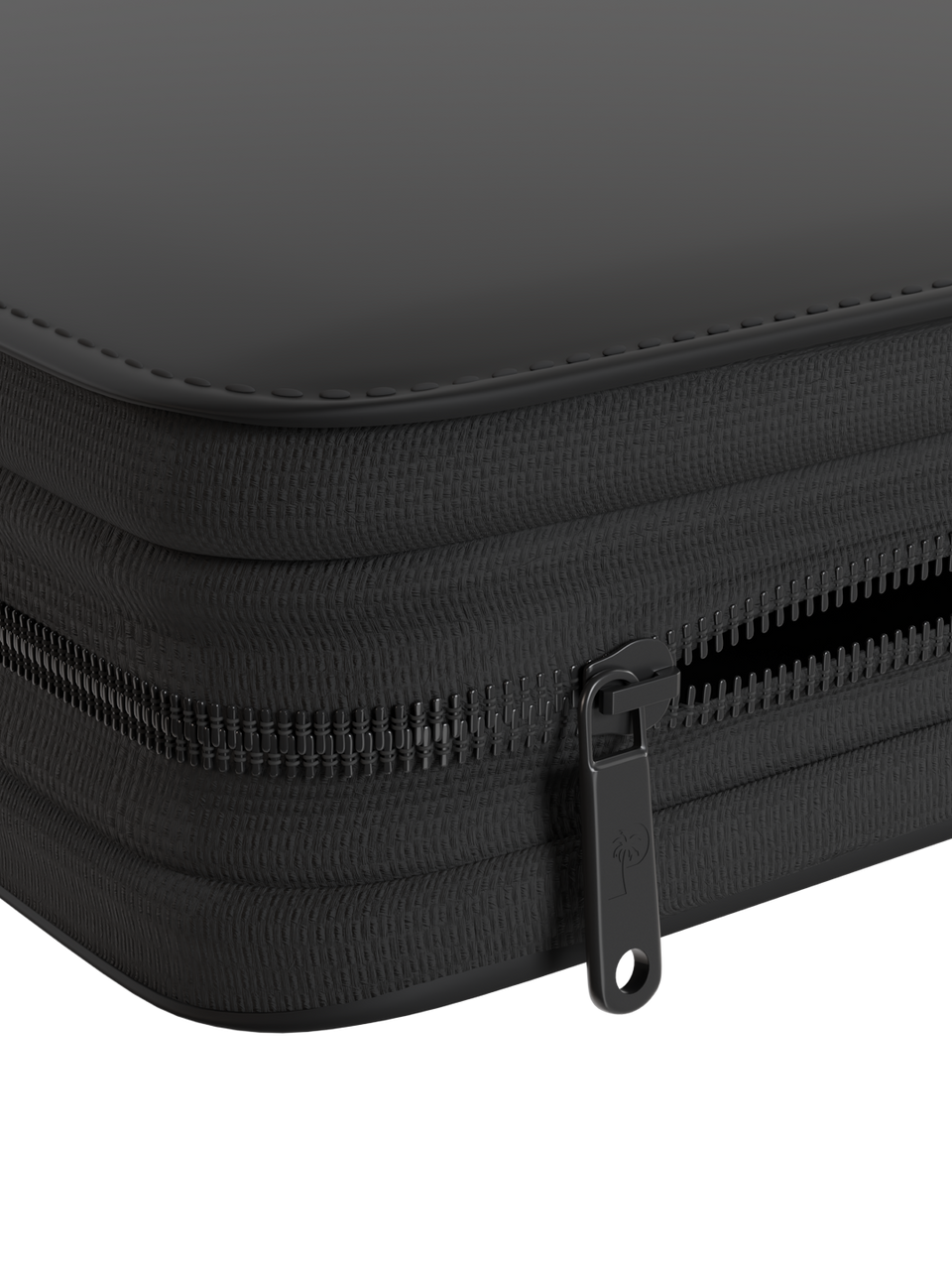 Stealth 12 Pocket Zip Binder - Black - Zipper Detail