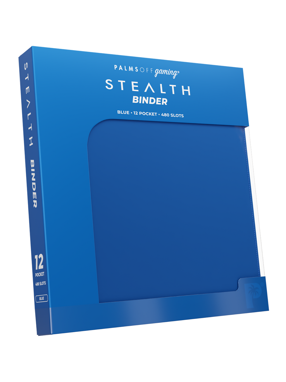 Stealth 12 Pocket Zip Binder - Blue - Packaging