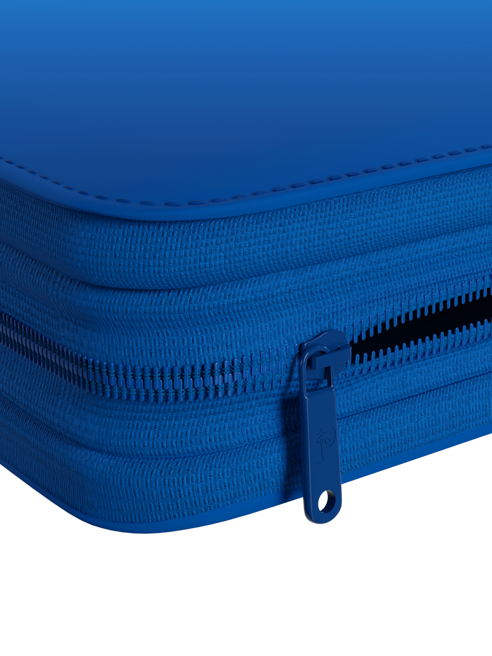 Stealth 12 Pocket Zip Binder - Blue - Zipper Detail