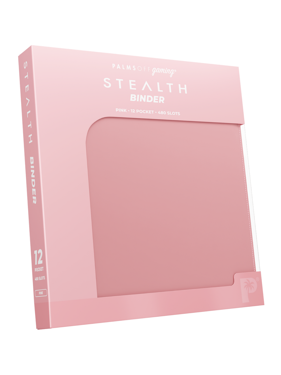 Stealth 12 Pocket Zip Binder - Pink - Packaging