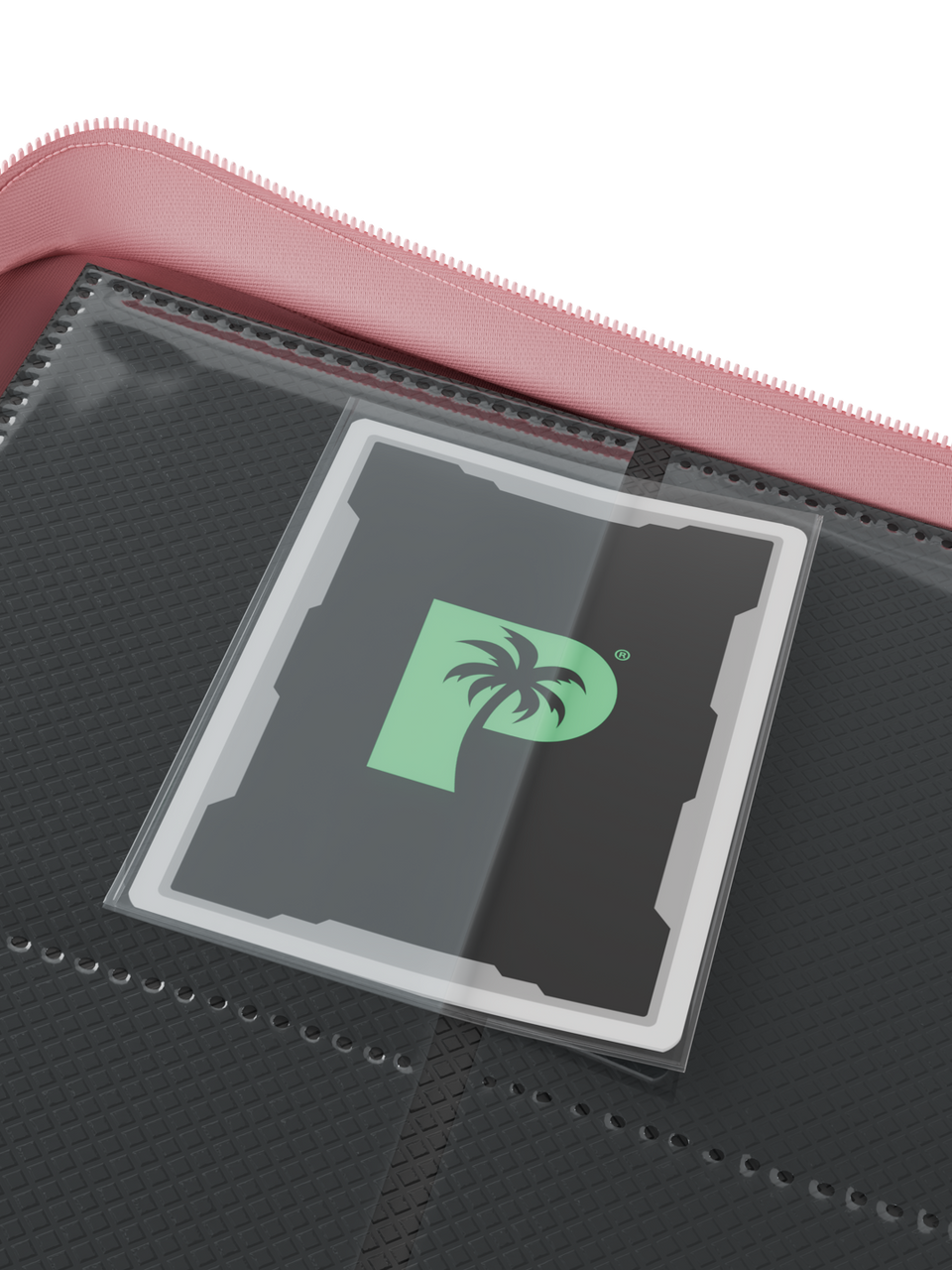 Stealth 12 Pocket Zip Binder - Pink - Card Pockets