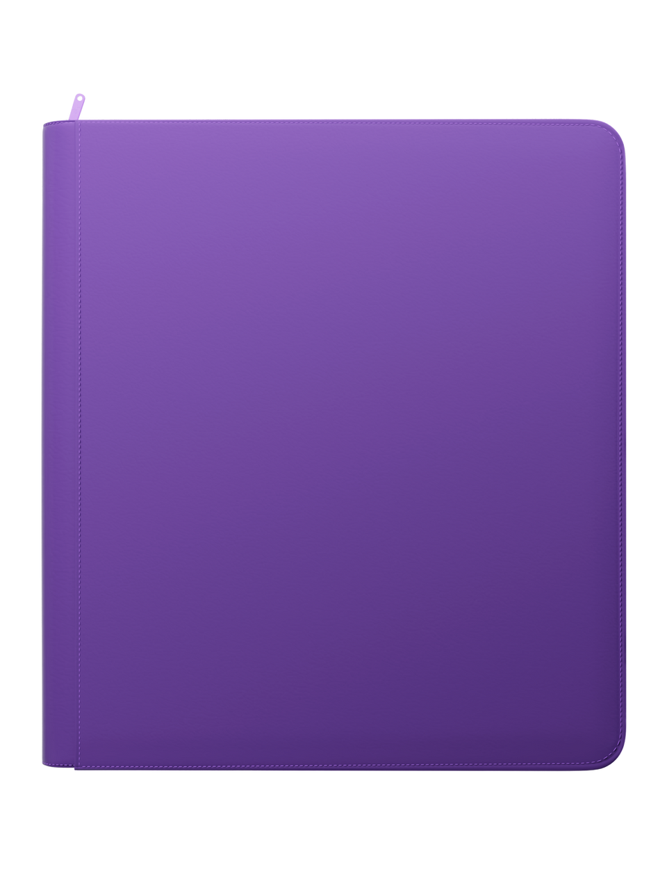 Stealth 12 Pocket Zip Binder - Purple - Front View