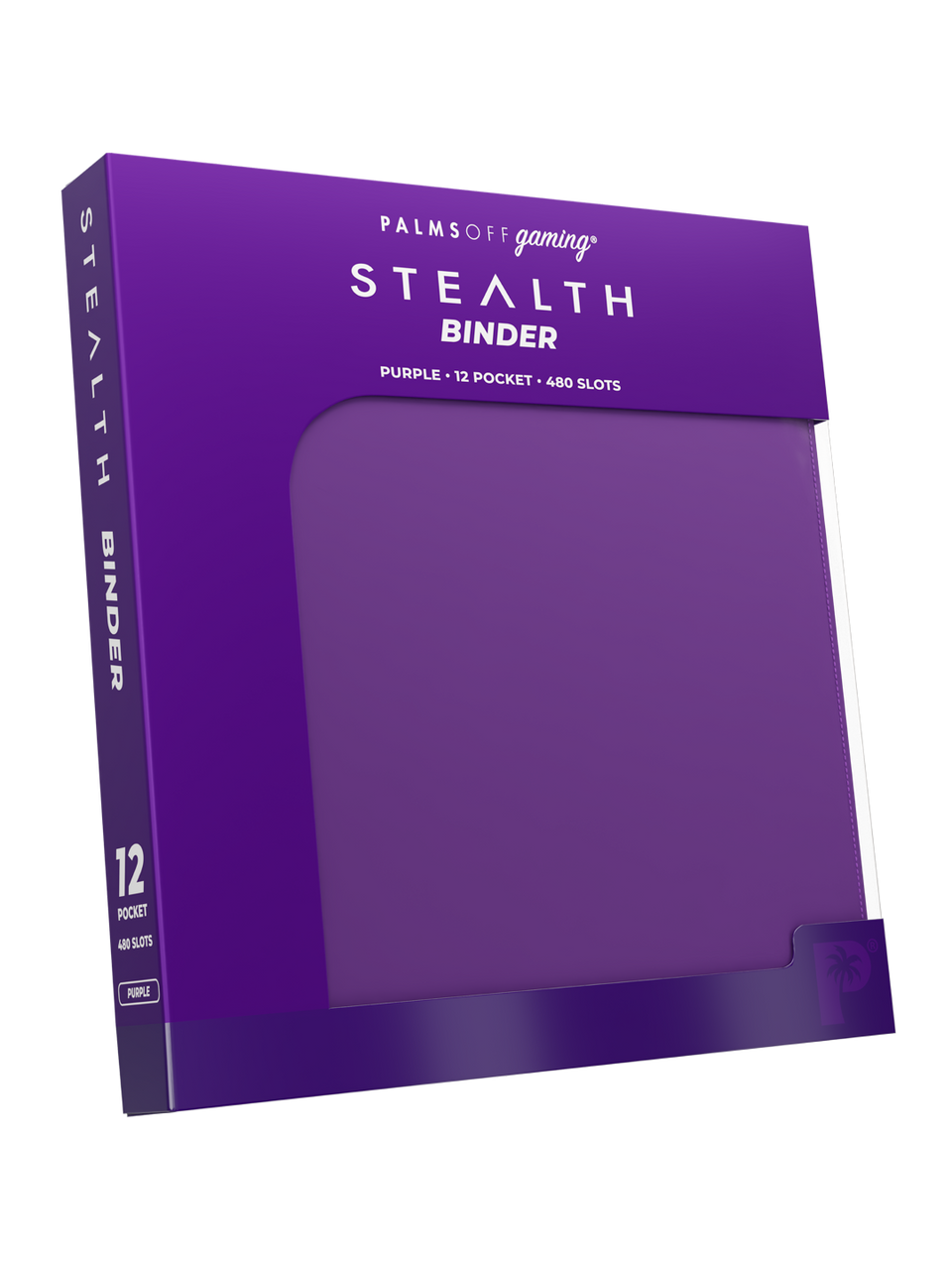Stealth 12 Pocket Zip Binder - Purple - Packaging
