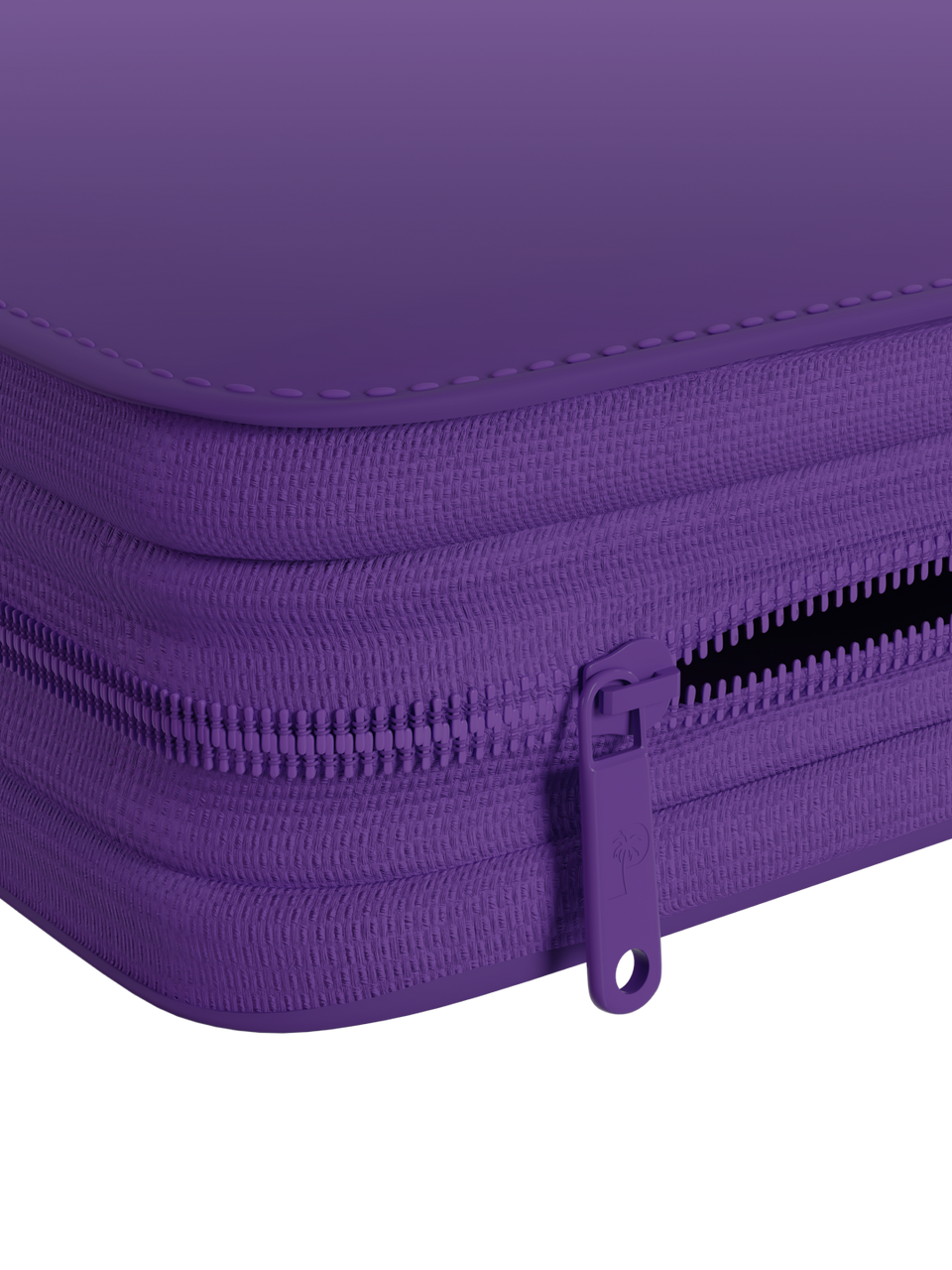 Stealth 12 Pocket Zip Binder - Purple - Zipper Detail