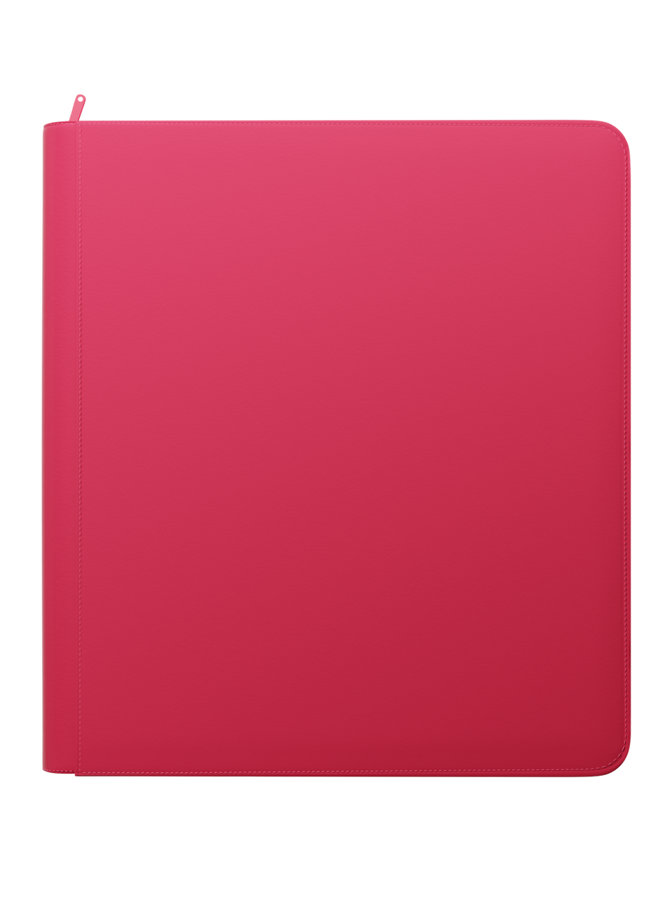 Stealth 12 Pocket Zip Binder - Red - Front View