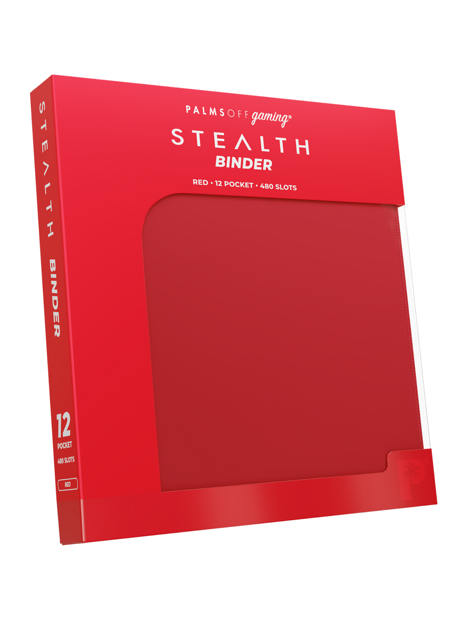 Stealth 12 Pocket Zip Binder - Red - Packaging