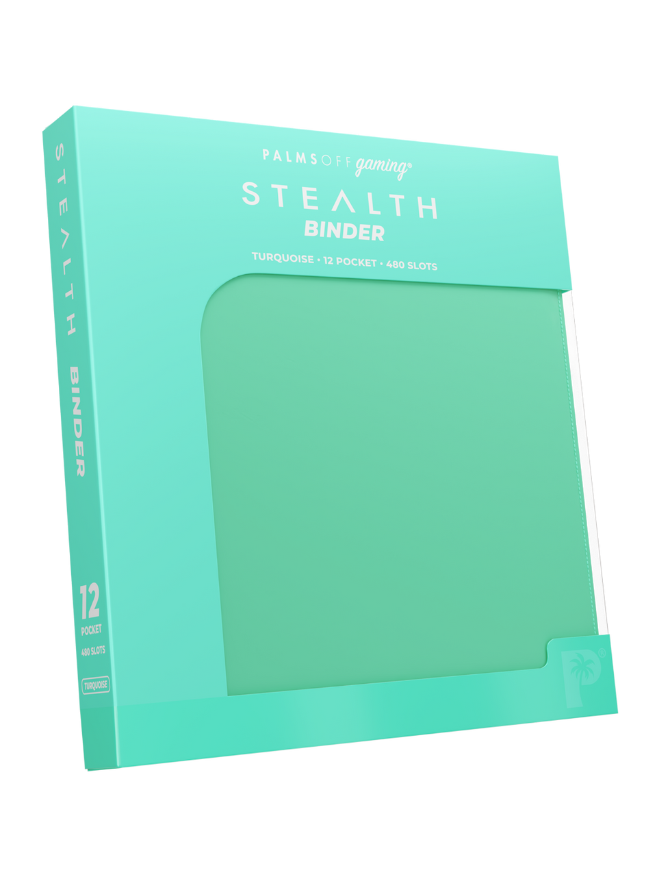 Stealth 12 Pocket Zip Binder - Turquoise - Packaging