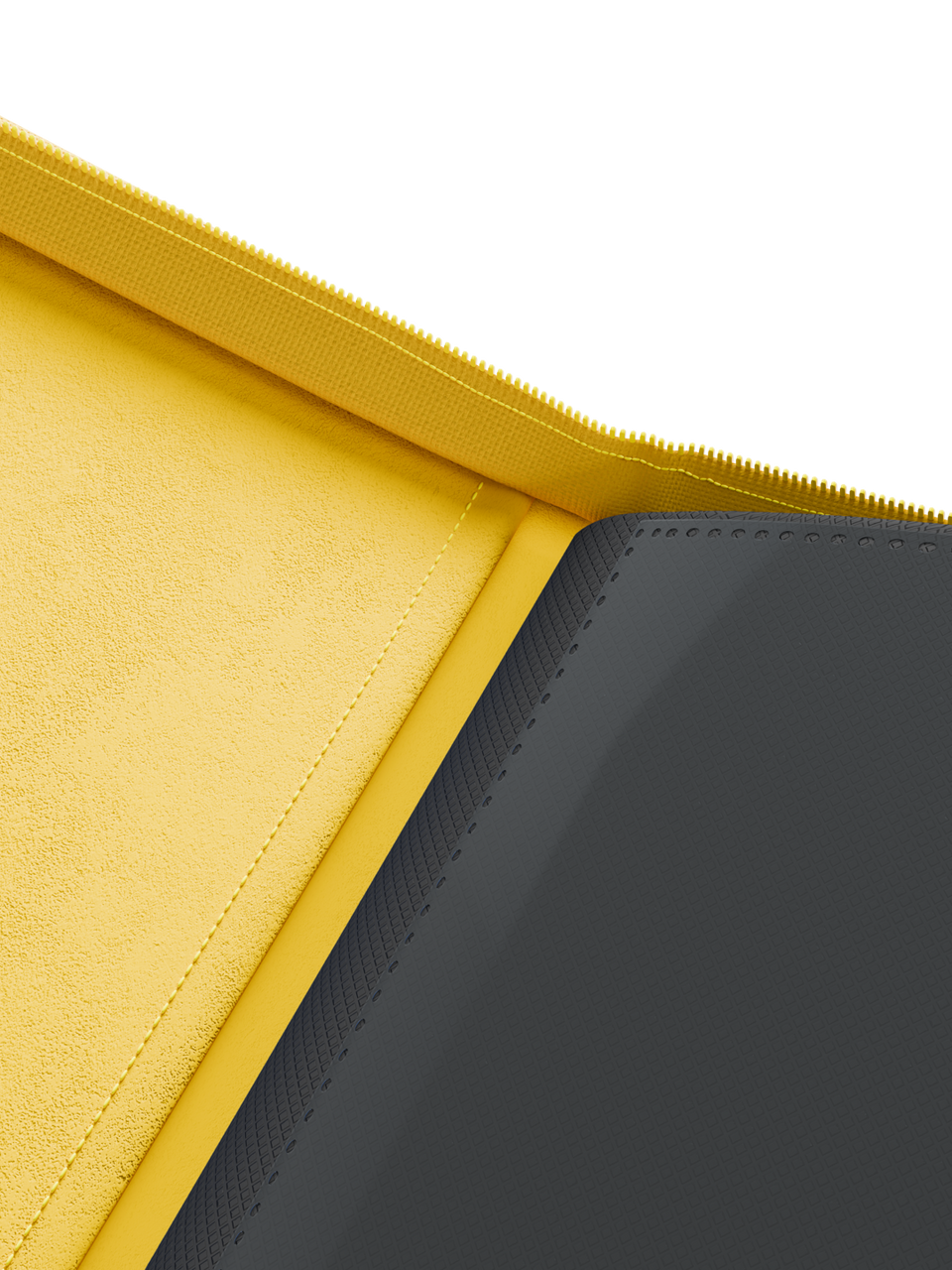 Stealth 12 Pocket Zip Binder - Yellow - Interior