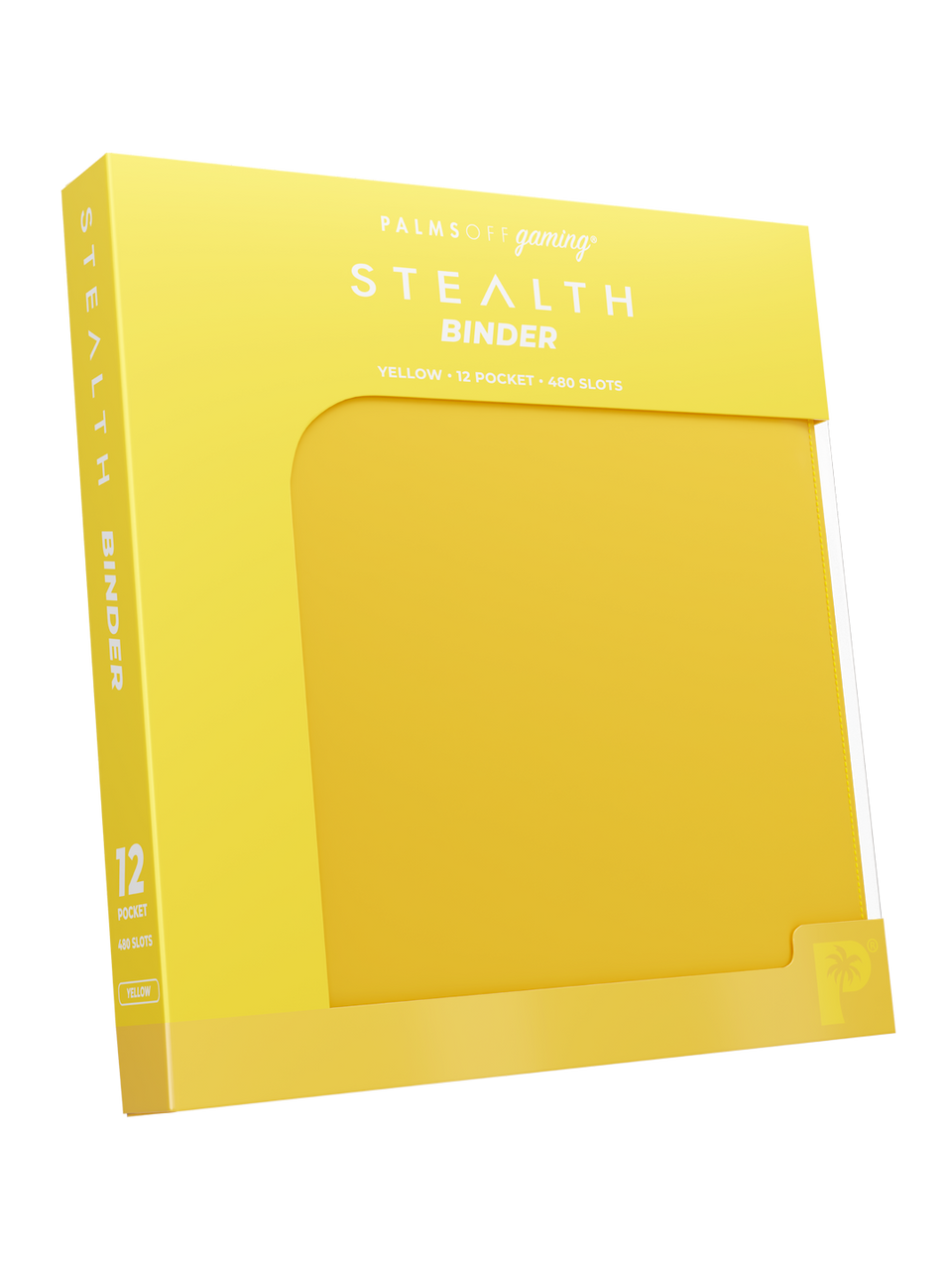Stealth 12 Pocket Zip Binder - Yellow - Packaging