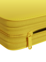 Stealth 12 Pocket Zip Binder - Yellow - Zipper Detail
