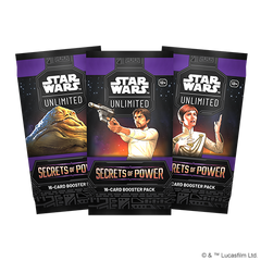 Star Wars Unlimited - Secrets of Power Booster Display
