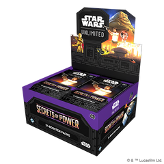 Star Wars Unlimited - Secrets of Power Booster Display