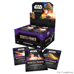 Star Wars Unlimited - Secrets of Power Booster Display