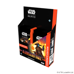 Star Wars Unlimited - A Lawless Time Carbonite Booster Display