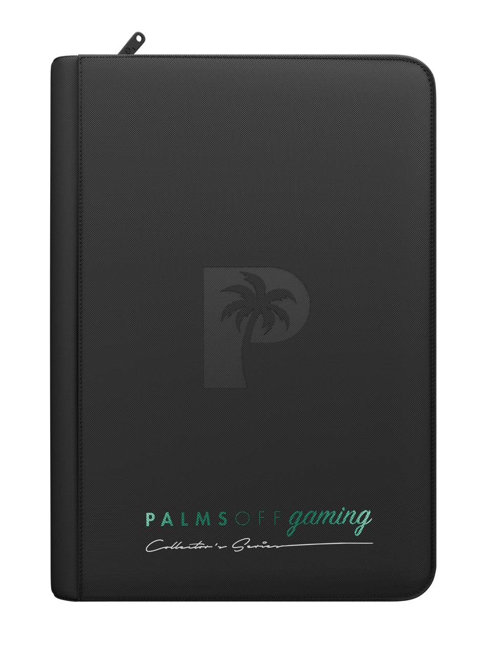 Collector's Series 4 Pocket Zip Binder - Black - Front View