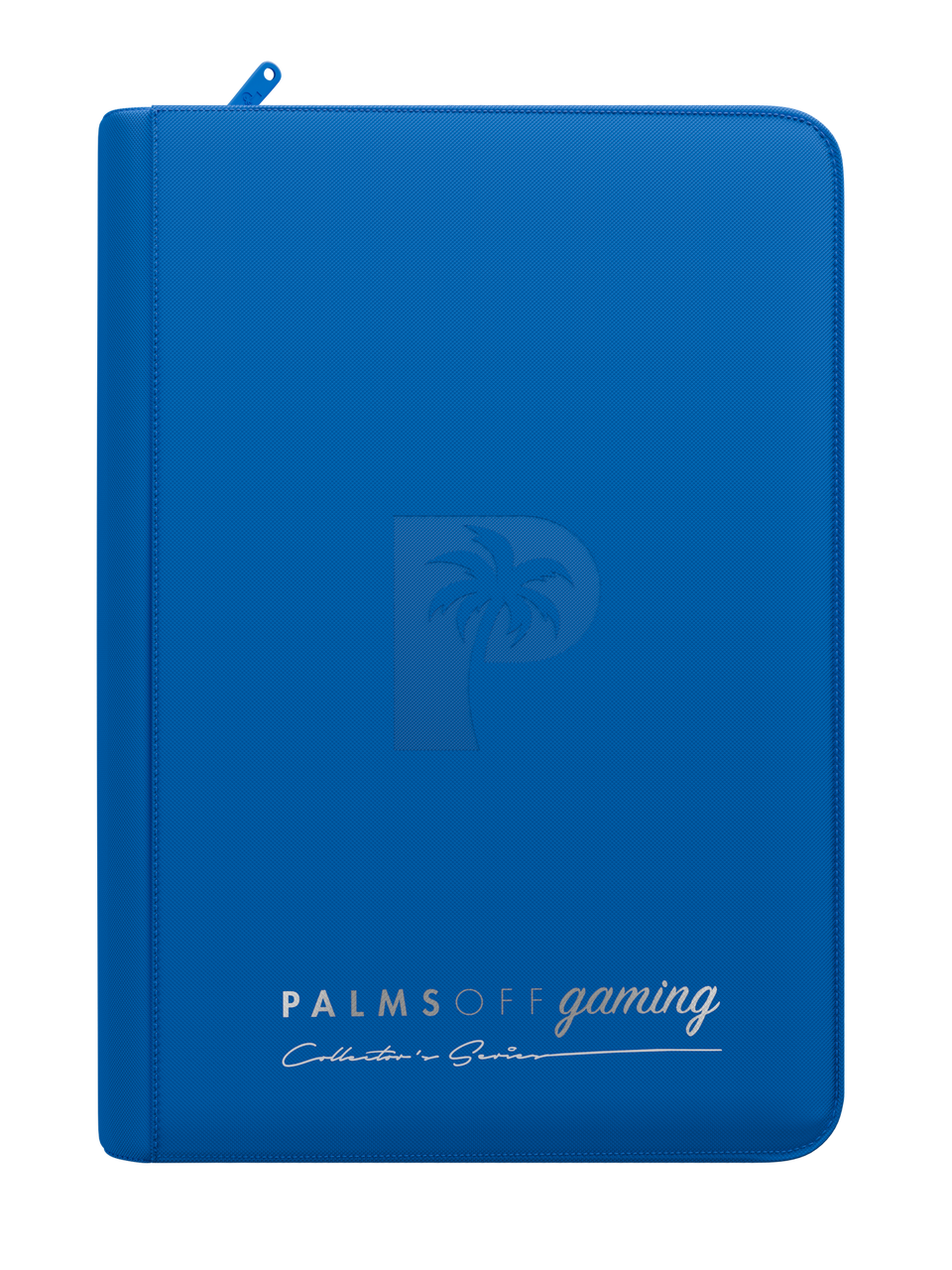 Collector's Series 4 Pocket Zip Binder - Blue - Front View