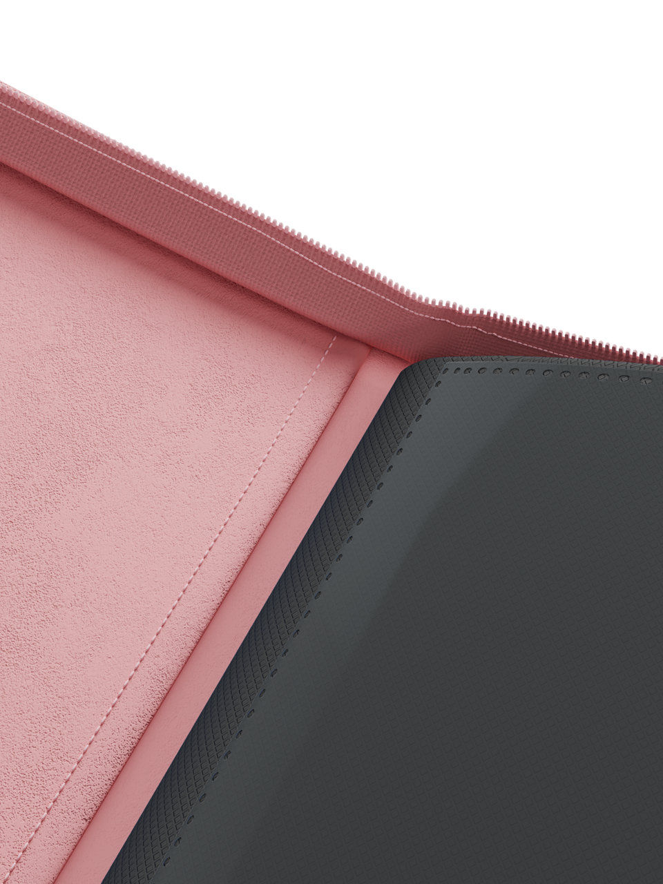 Collector's Series 4 Pocket Zip Binder - Pink - Interior