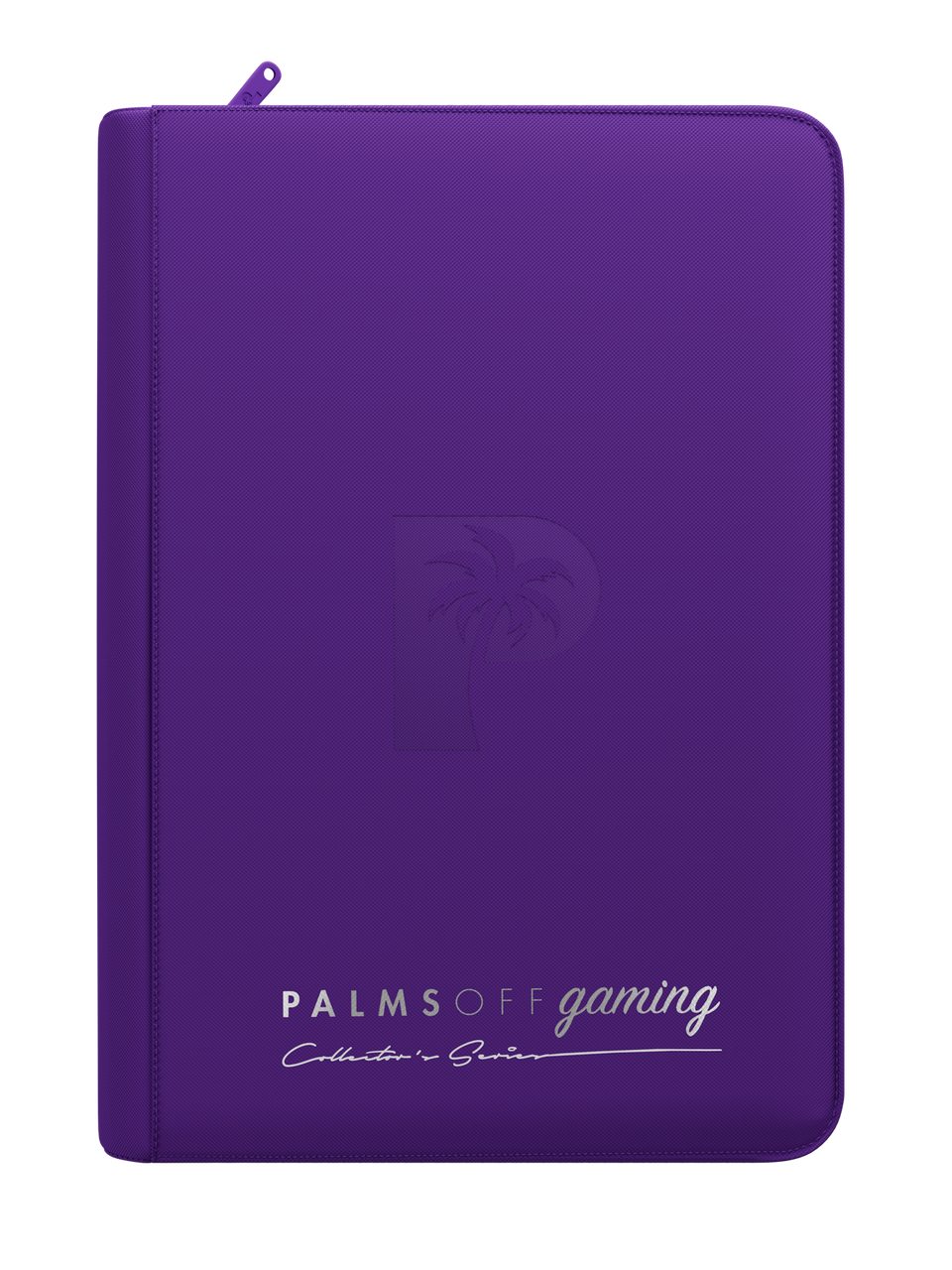 Collector's Series 4 Pocket Zip Binder - Purple - Front View