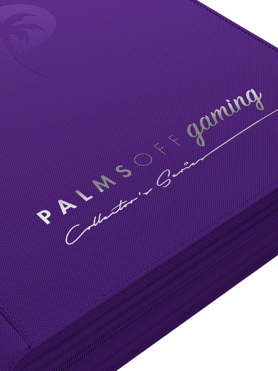 Collector's Series 4 Pocket Zip Binder - Purple - Logo Detail