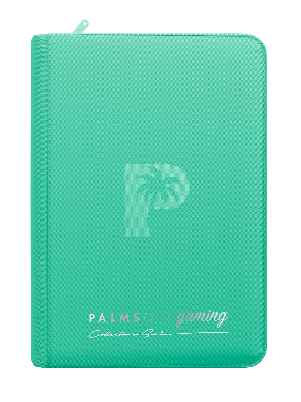 Collector's Series 4 Pocket Zip Binder - Turquoise - Front View
